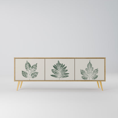 GREEN LEAFY STAMPS Mobile TV a 3 Ante in Effetto Rovere