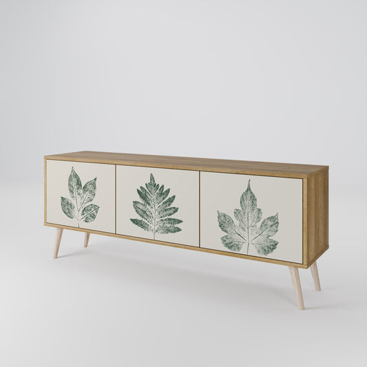 GREEN LEAFY STAMPS Mobile TV a 3 Ante in Effetto Rovere
