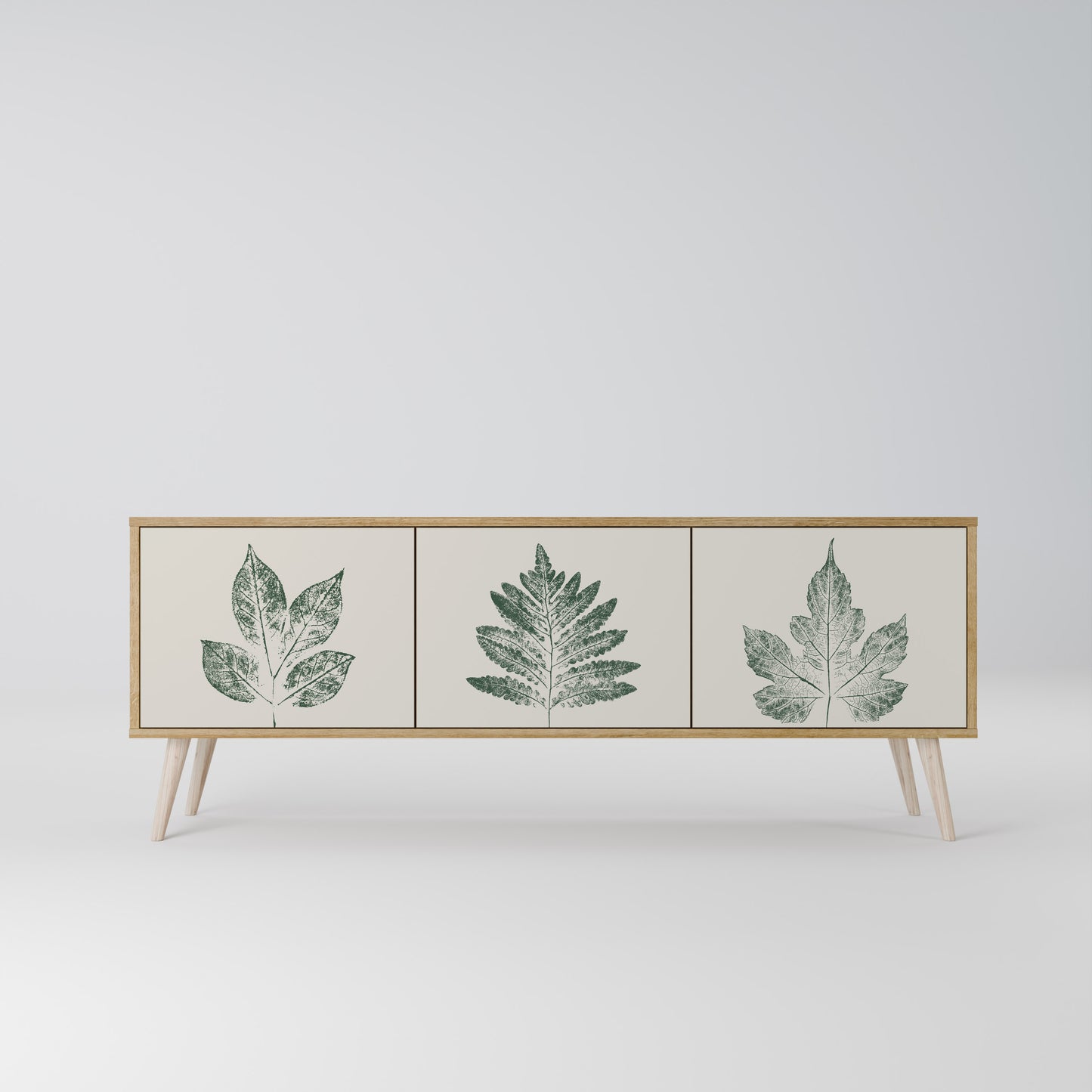 GREEN LEAFY STAMPS Mobile TV a 3 Ante in Effetto Rovere