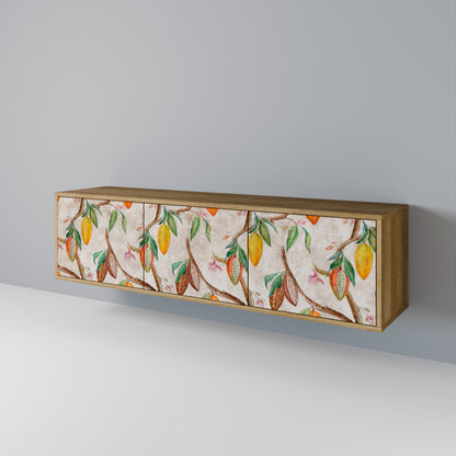 COCOA FRUITS Mobile TV a 3 Ante in Effetto Rovere