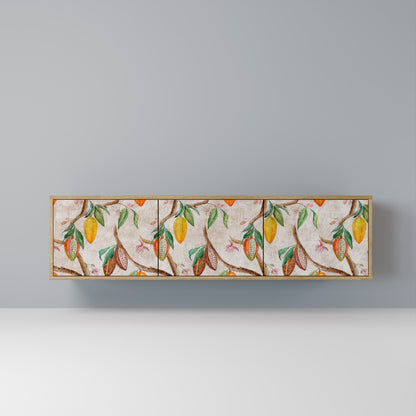 COCOA FRUITS Mobile TV a 3 Ante in Effetto Rovere