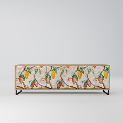 COCOA FRUITS Mobile TV a 3 Ante in Effetto Rovere