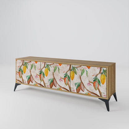 COCOA FRUITS Mobile TV a 3 Ante in Effetto Rovere