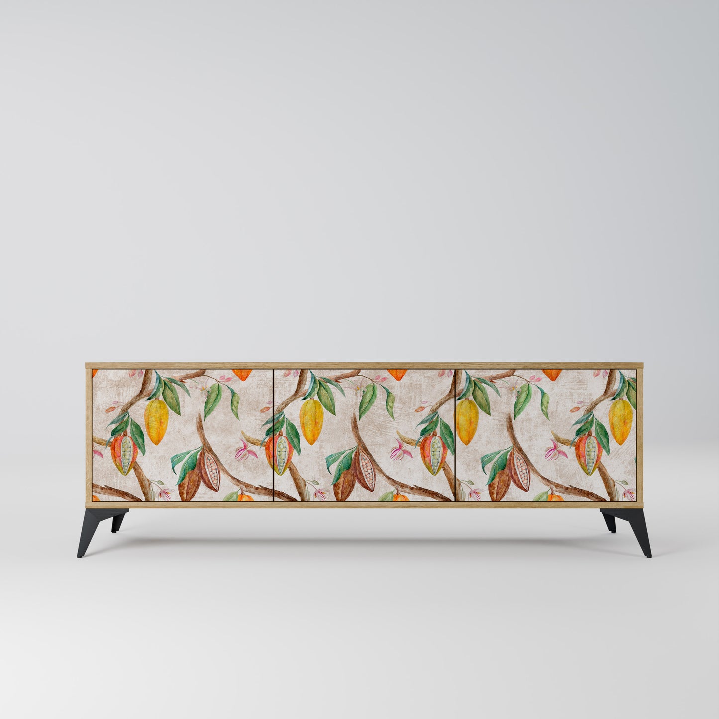 COCOA FRUITS Mobile TV a 3 Ante in Effetto Rovere