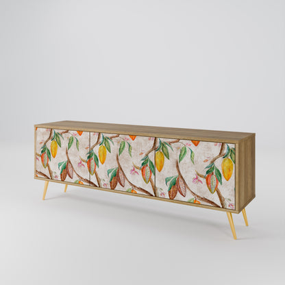 COCOA FRUITS Mobile TV a 3 Ante in Effetto Rovere