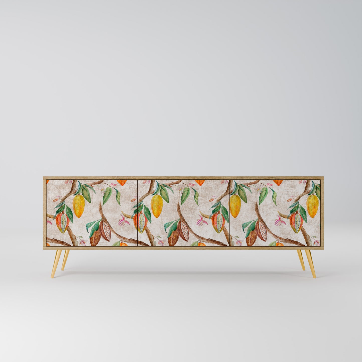 COCOA FRUITS Mobile TV a 3 Ante in Effetto Rovere