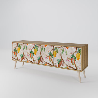 COCOA FRUITS Mobile TV a 3 Ante in Effetto Rovere