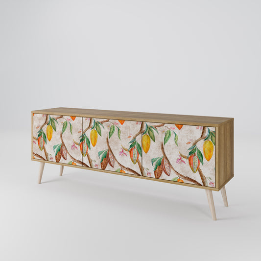 COCOA FRUITS Mobile TV a 3 Ante in Effetto Rovere