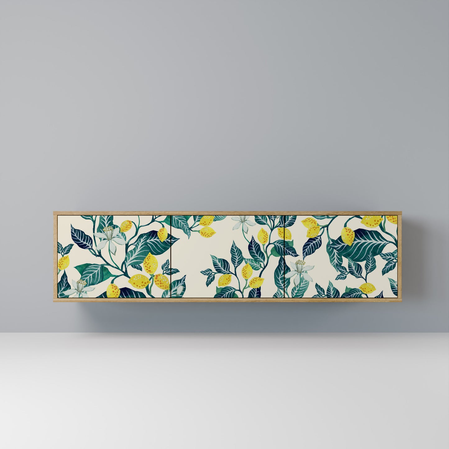 LEMON TREE Mobile TV a 3 Ante in Effetto Rovere