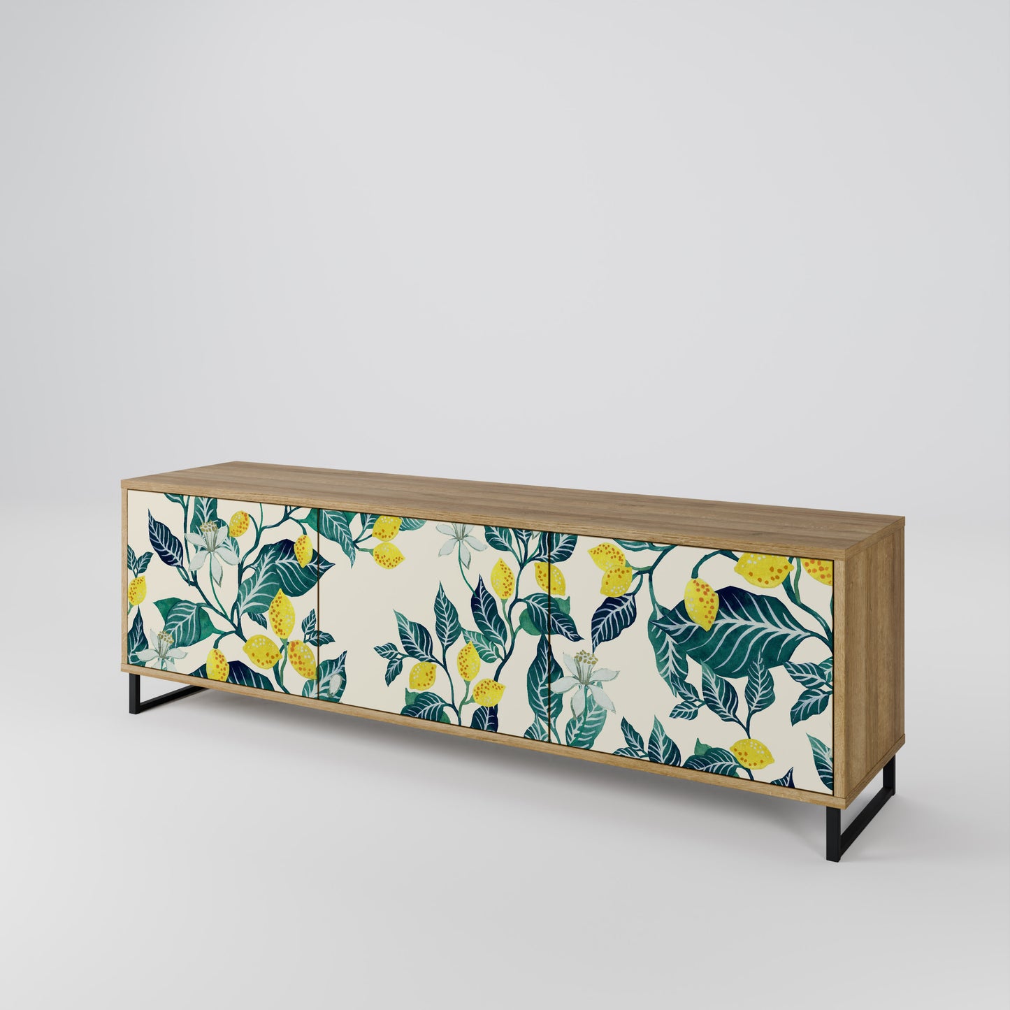 LEMON TREE Mobile TV a 3 Ante in Effetto Rovere