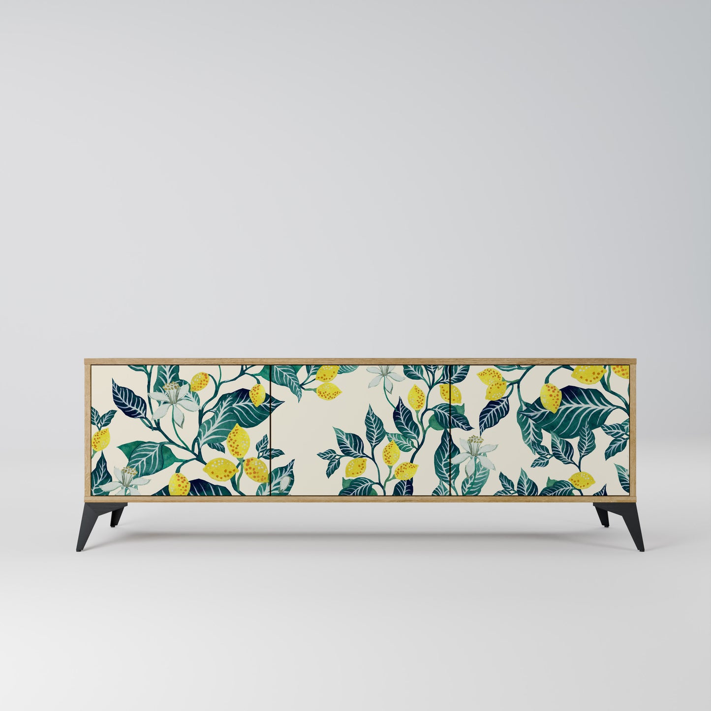 LEMON TREE Mobile TV a 3 Ante in Effetto Rovere