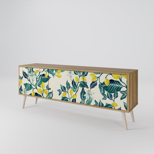 LEMON TREE Mobile TV a 3 Ante in Effetto Rovere