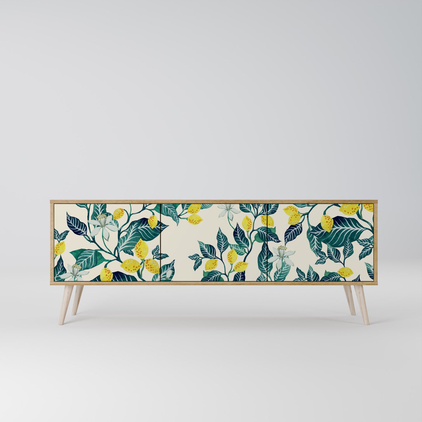 LEMON TREE Mobile TV a 3 Ante in Effetto Rovere