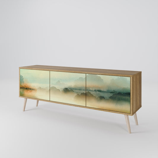 MORNING BY THE LAKE Mobile TV a 3 Ante in Effetto Rovere