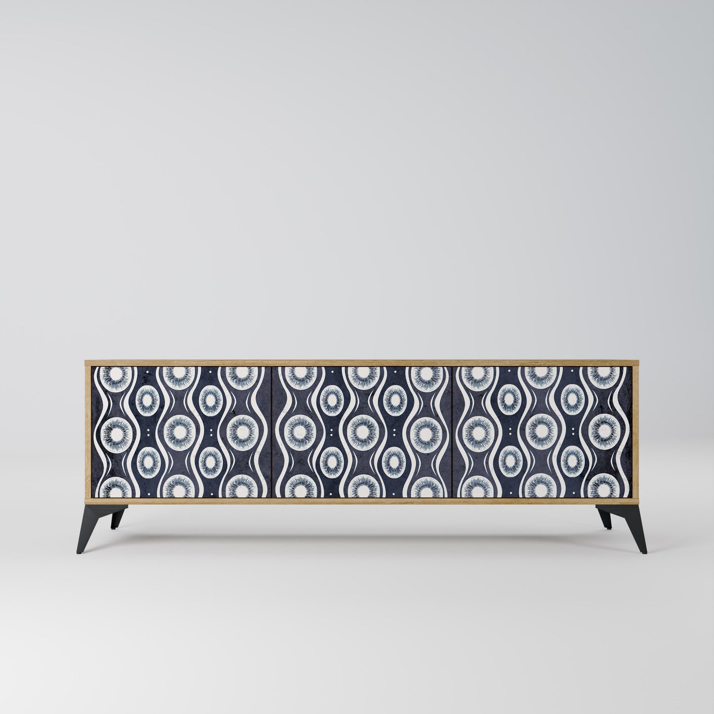 GRAPHITE EYES Mobile TV a 3 Ante in Effetto Rovere