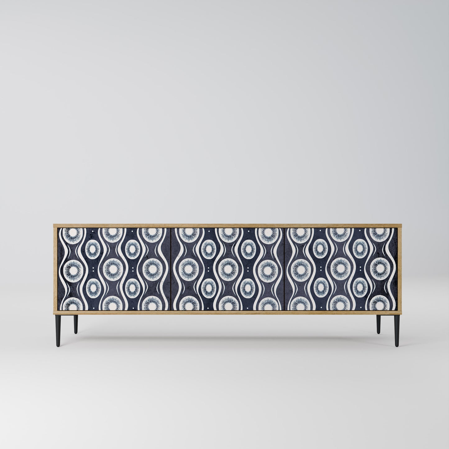 GRAPHITE EYES Mobile TV a 3 Ante in Effetto Rovere