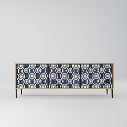 GRAPHITE EYES Mobile TV a 3 Ante in Effetto Rovere