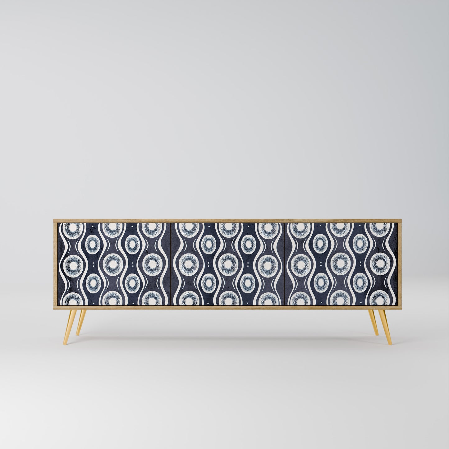 GRAPHITE EYES Mobile TV a 3 Ante in Effetto Rovere