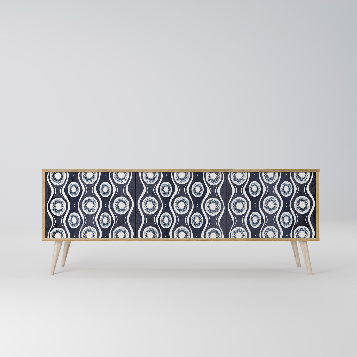 GRAPHITE EYES Mobile TV a 3 Ante in Effetto Rovere