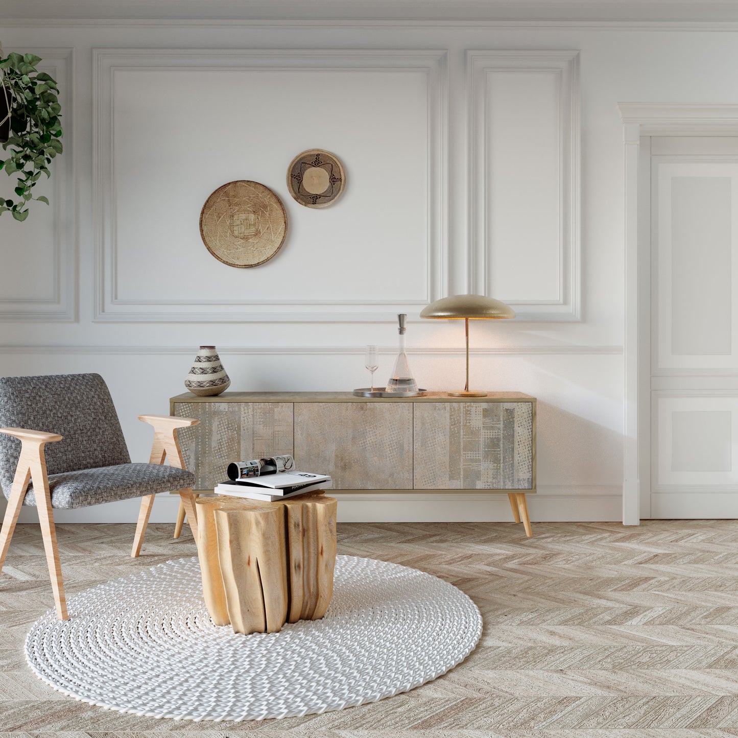 SCREEN ERROR Mobile TV a 3 Ante in Effetto Rovere