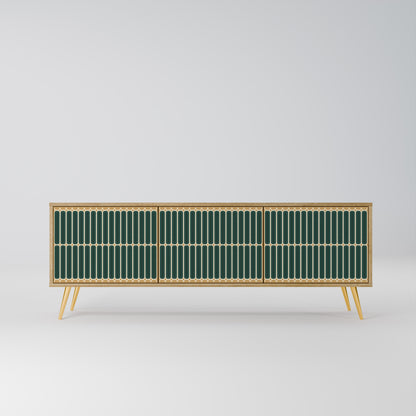 ILUSION GATE 3-Door TV Stand in Oak Effect