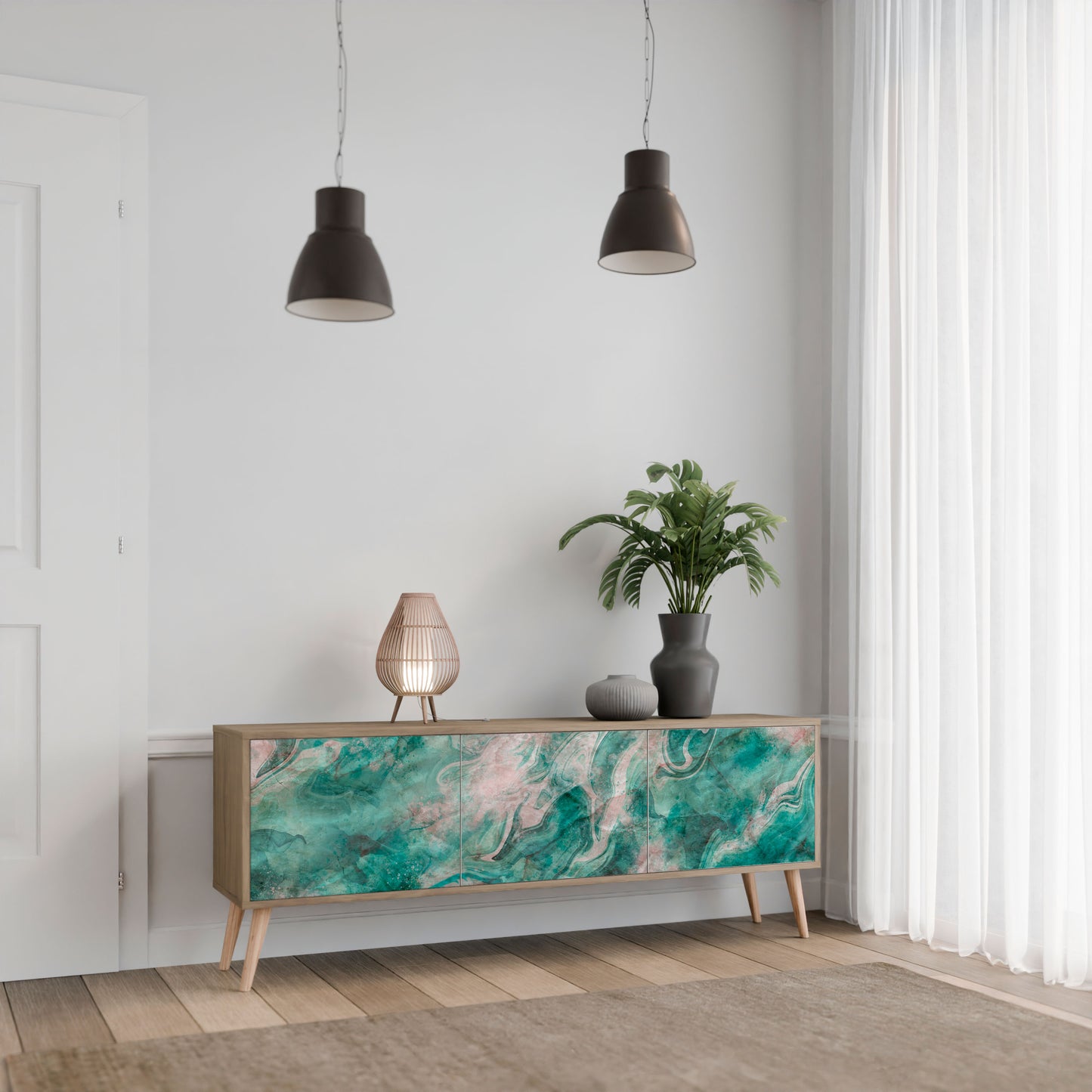 ABSTRACT ALCHEMY Mobile TV a 3 Ante in Effetto Rovere