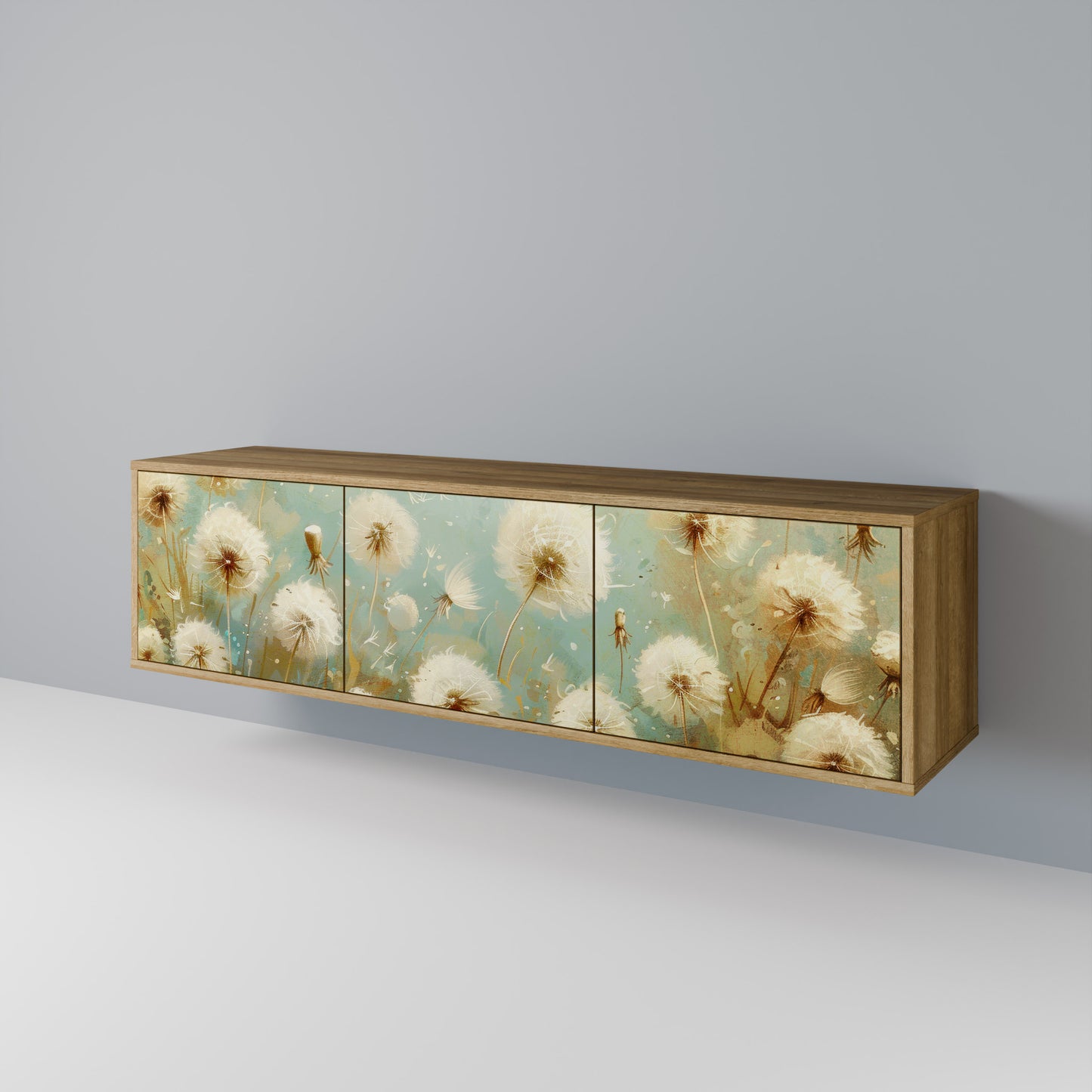 DREAMY MEADOW Mobile TV a 3 Ante in Effetto Rovere