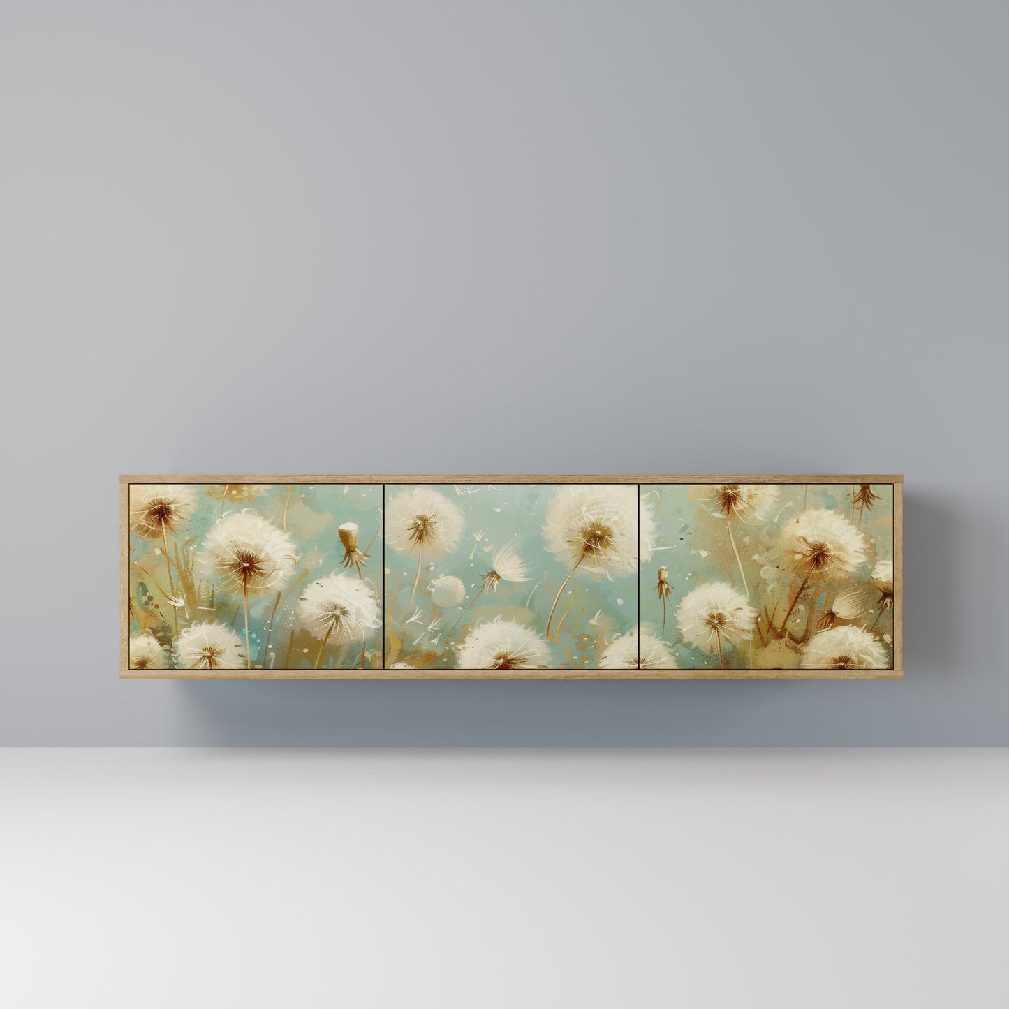 DREAMY MEADOW Mobile TV a 3 Ante in Effetto Rovere