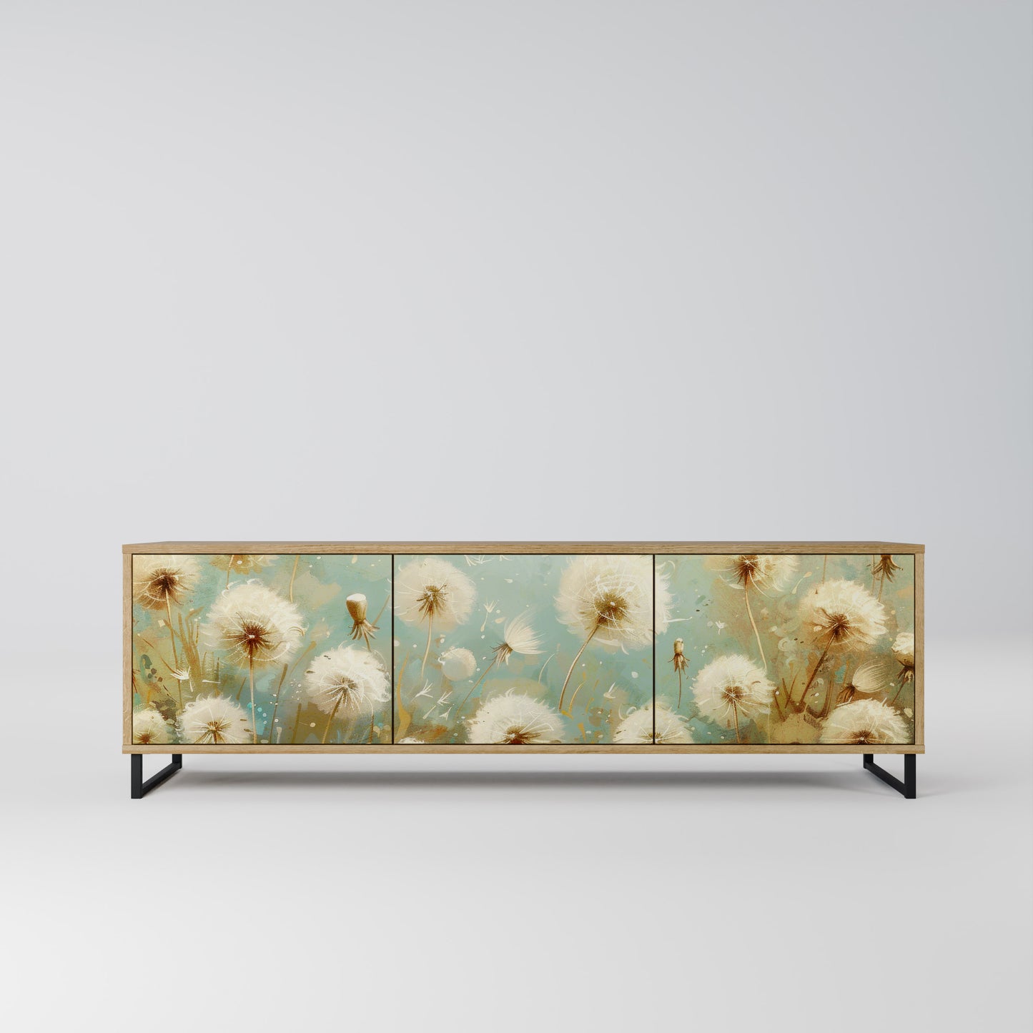 DREAMY MEADOW Mobile TV a 3 Ante in Effetto Rovere