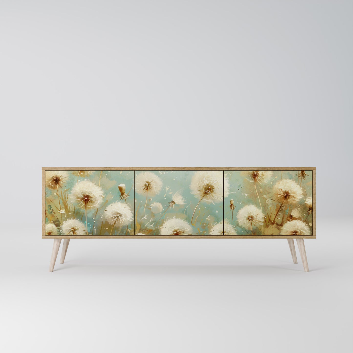 DREAMY MEADOW Mobile TV a 3 Ante in Effetto Rovere