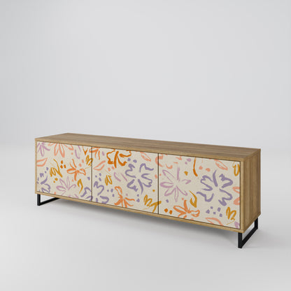 SPRING WHIMSY Mobile TV a 3 Ante in Effetto Rovere