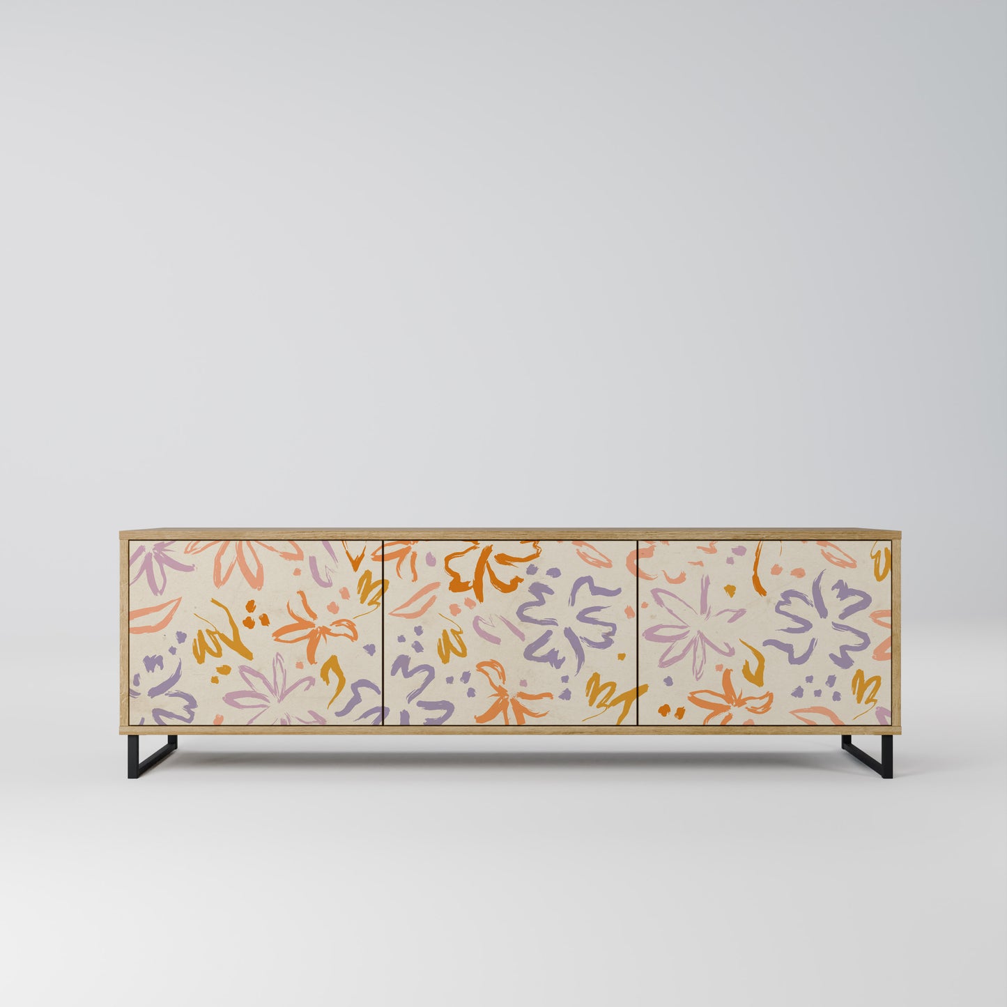 SPRING WHIMSY Mobile TV a 3 Ante in Effetto Rovere