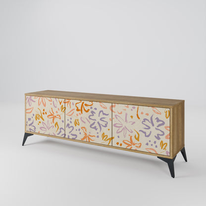 SPRING WHIMSY Mobile TV a 3 Ante in Effetto Rovere