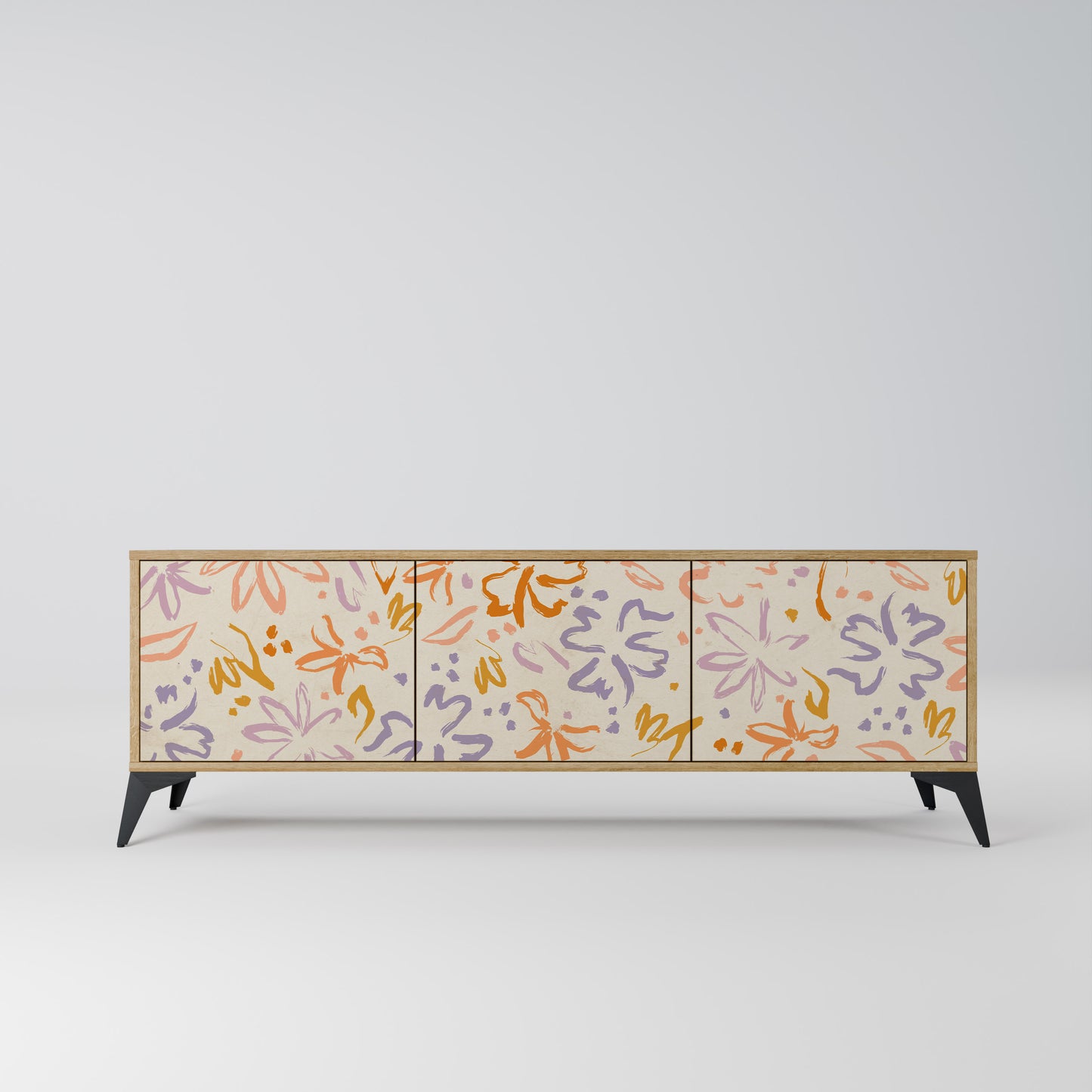 SPRING WHIMSY Mobile TV a 3 Ante in Effetto Rovere