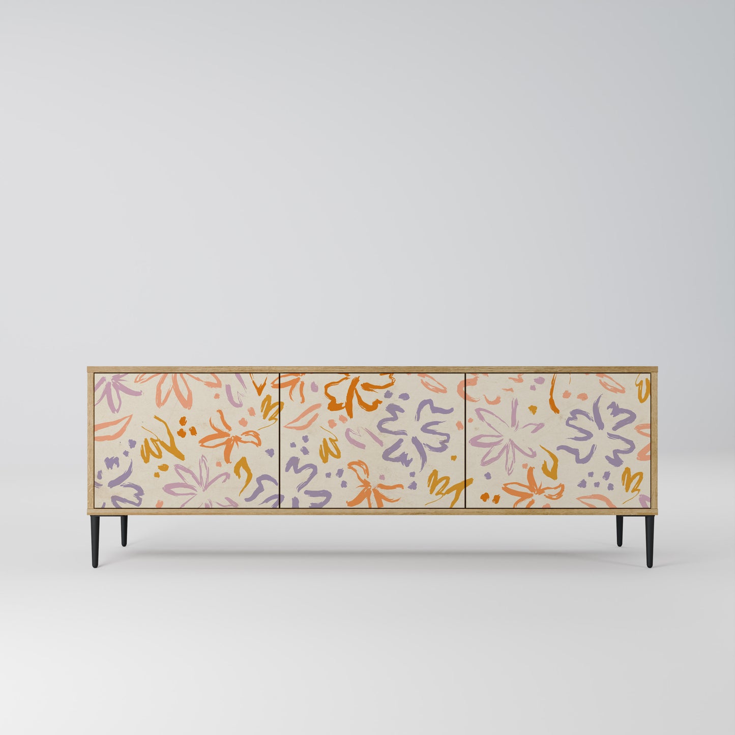 SPRING WHIMSY Mobile TV a 3 Ante in Effetto Rovere