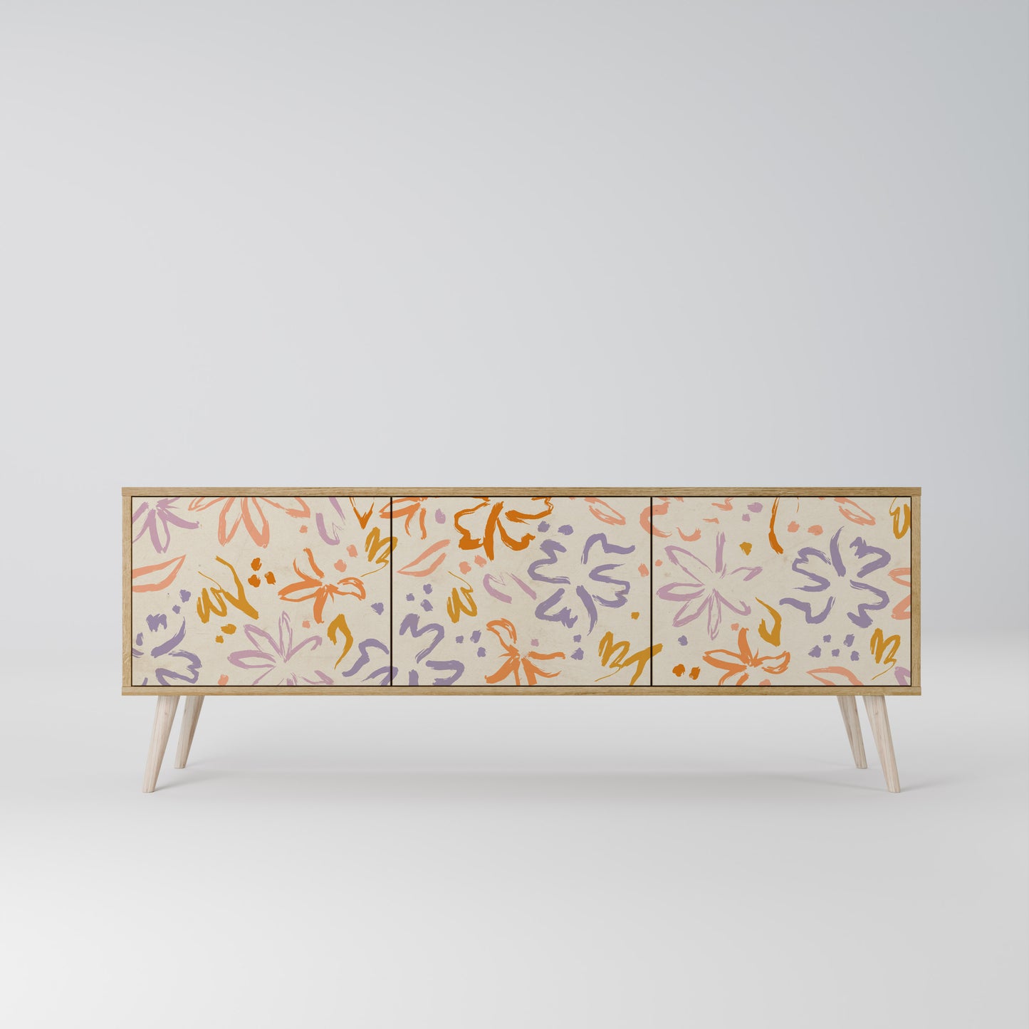 SPRING WHIMSY Mobile TV a 3 Ante in Effetto Rovere