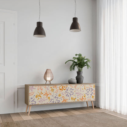 SPRING WHIMSY Mobile TV a 3 Ante in Effetto Rovere