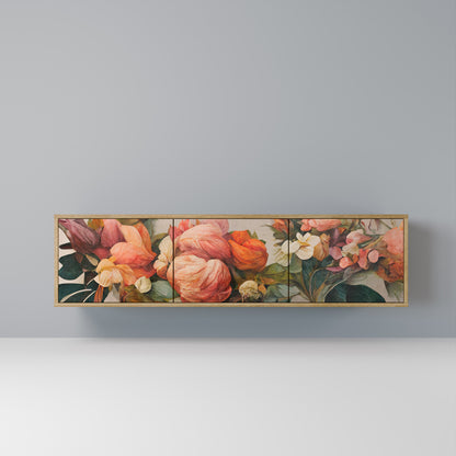 STYLISH BEAUTY Mobile TV a 3 Ante in Effetto Rovere