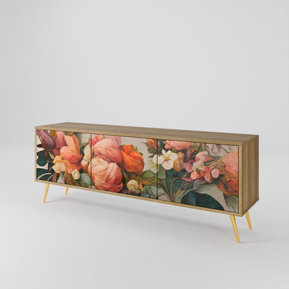 STYLISH BEAUTY Mobile TV a 3 Ante in Effetto Rovere