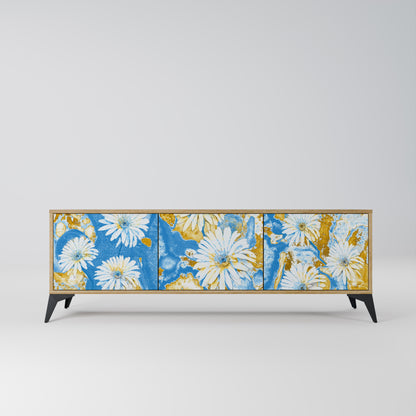 DAISY LUXE Mobile TV a 3 Ante in Effetto Rovere