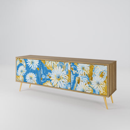 DAISY LUXE Mobile TV a 3 Ante in Effetto Rovere