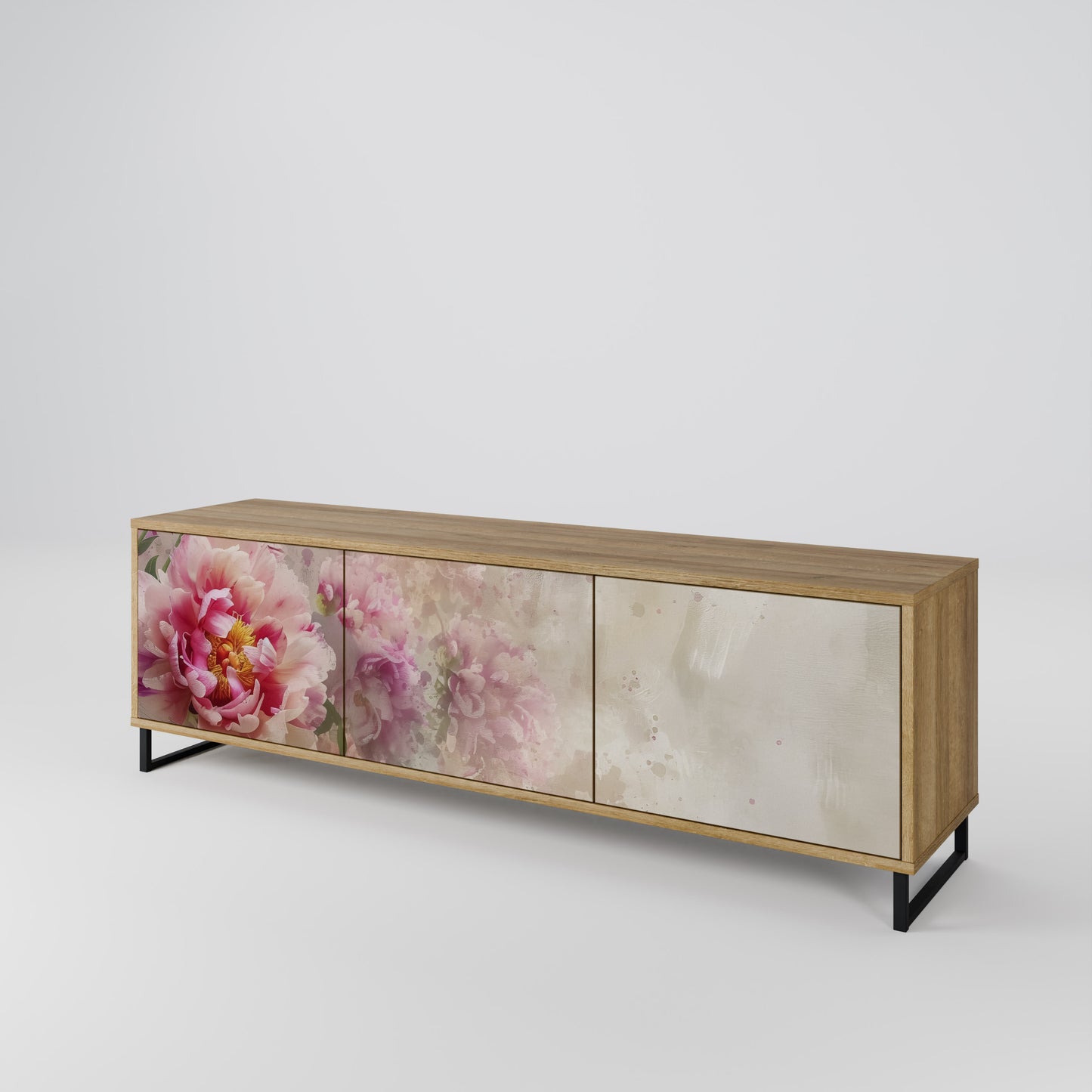 PEONY WHISPER Mobile TV a 3 Ante in Effetto Rovere