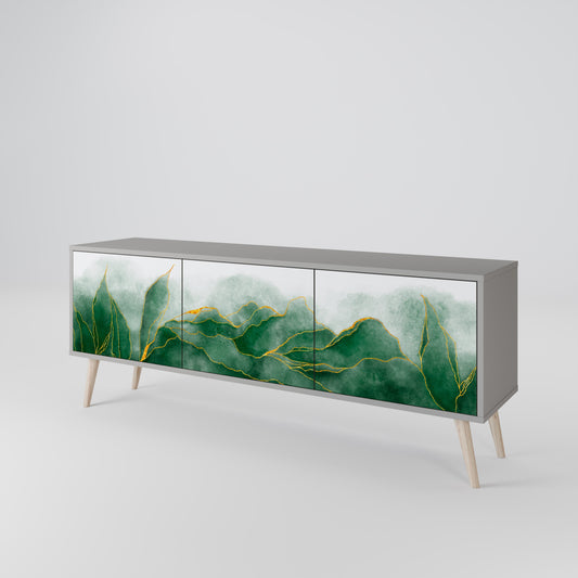 EXPENSIVE NATURE Mobile TV a 3 Ante in Finitura Grigia