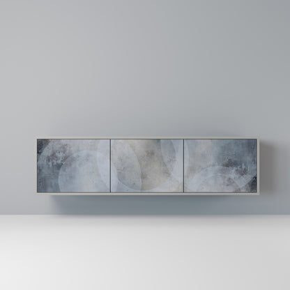 MUTED ARC Mobile TV a 3 Ante in Finitura Grigia