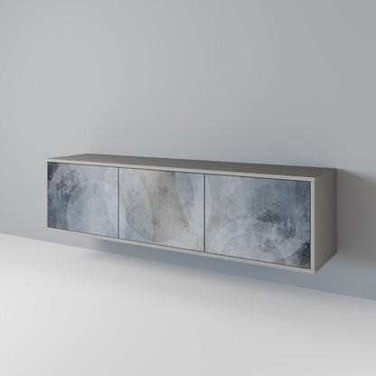 MUTED ARC Mobile TV a 3 Ante in Finitura Grigia