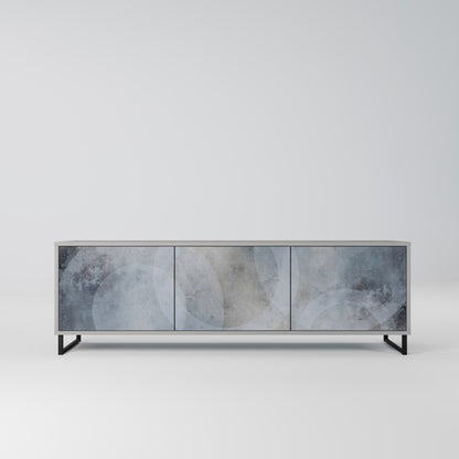 MUTED ARC Mobile TV a 3 Ante in Finitura Grigia