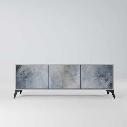 MUTED ARC Mobile TV a 3 Ante in Finitura Grigia