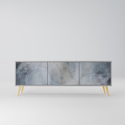 MUTED ARC Mobile TV a 3 Ante in Finitura Grigia