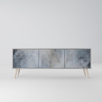 MUTED ARC Mobile TV a 3 Ante in Finitura Grigia