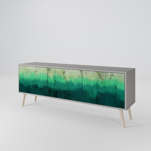 NORTHERN LIGHTS Mobile TV a 3 Ante in Finitura Grigia